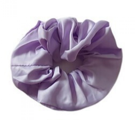 Scrunchie γυαλιστερό Μωβ